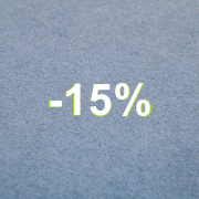 Microvelours „blau“ - Rabatt 15%